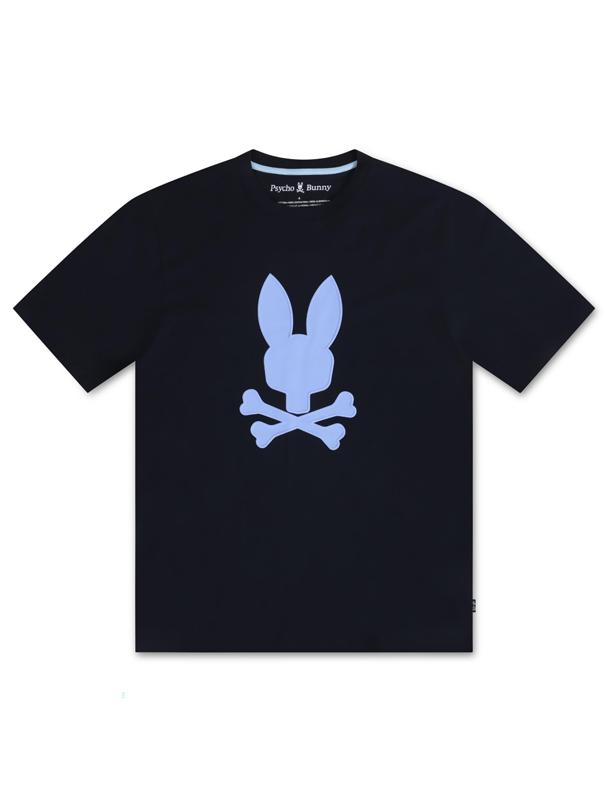 Psycho Bunny Houston Graphic Tee - Navy by Denim Exchange