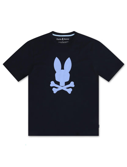 Psycho Bunny Houston Graphic Tee - Navy by Denim Exchange