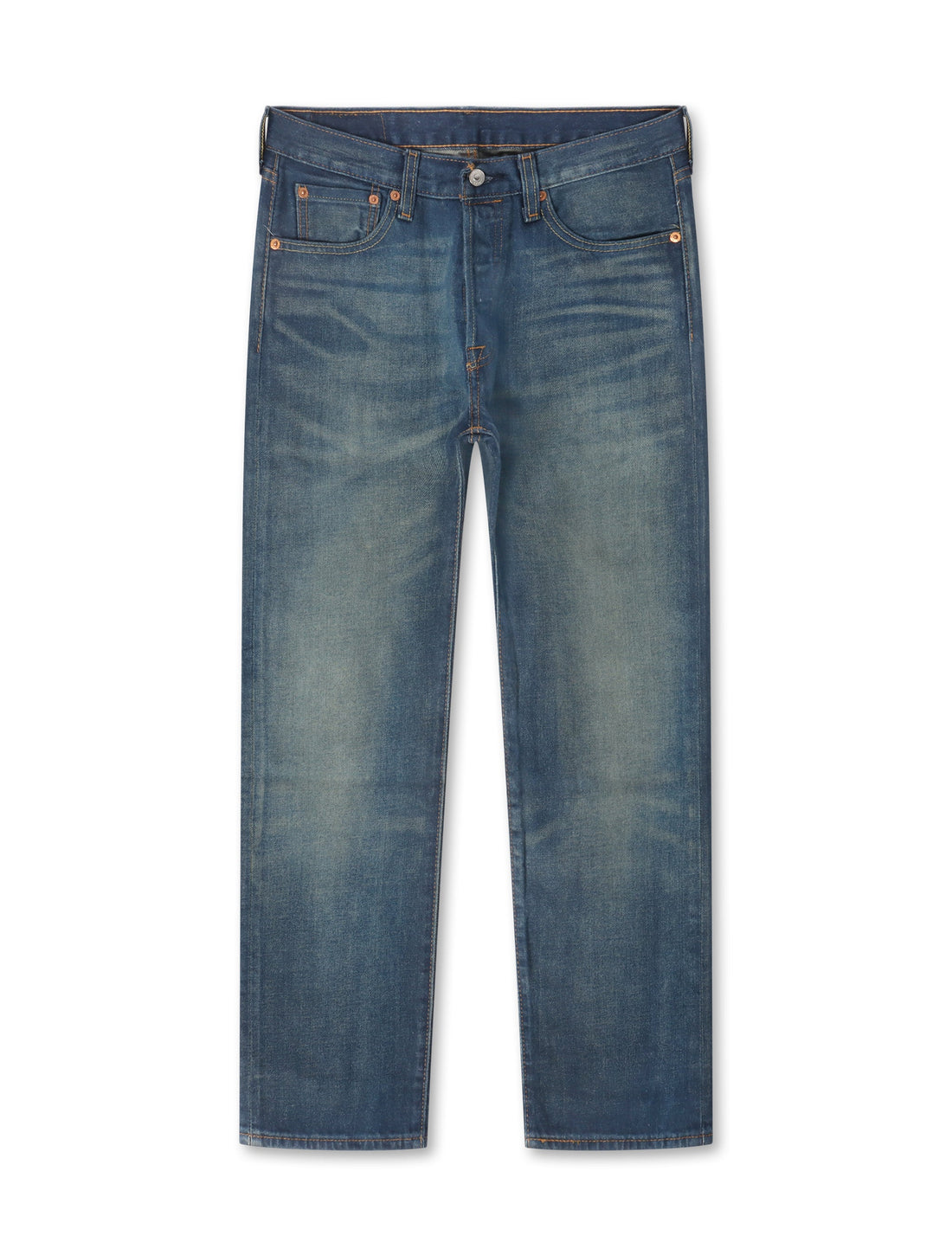 Levis 501™ Original Fit Straight Denim Jeans - Colombus by Denim Exchange