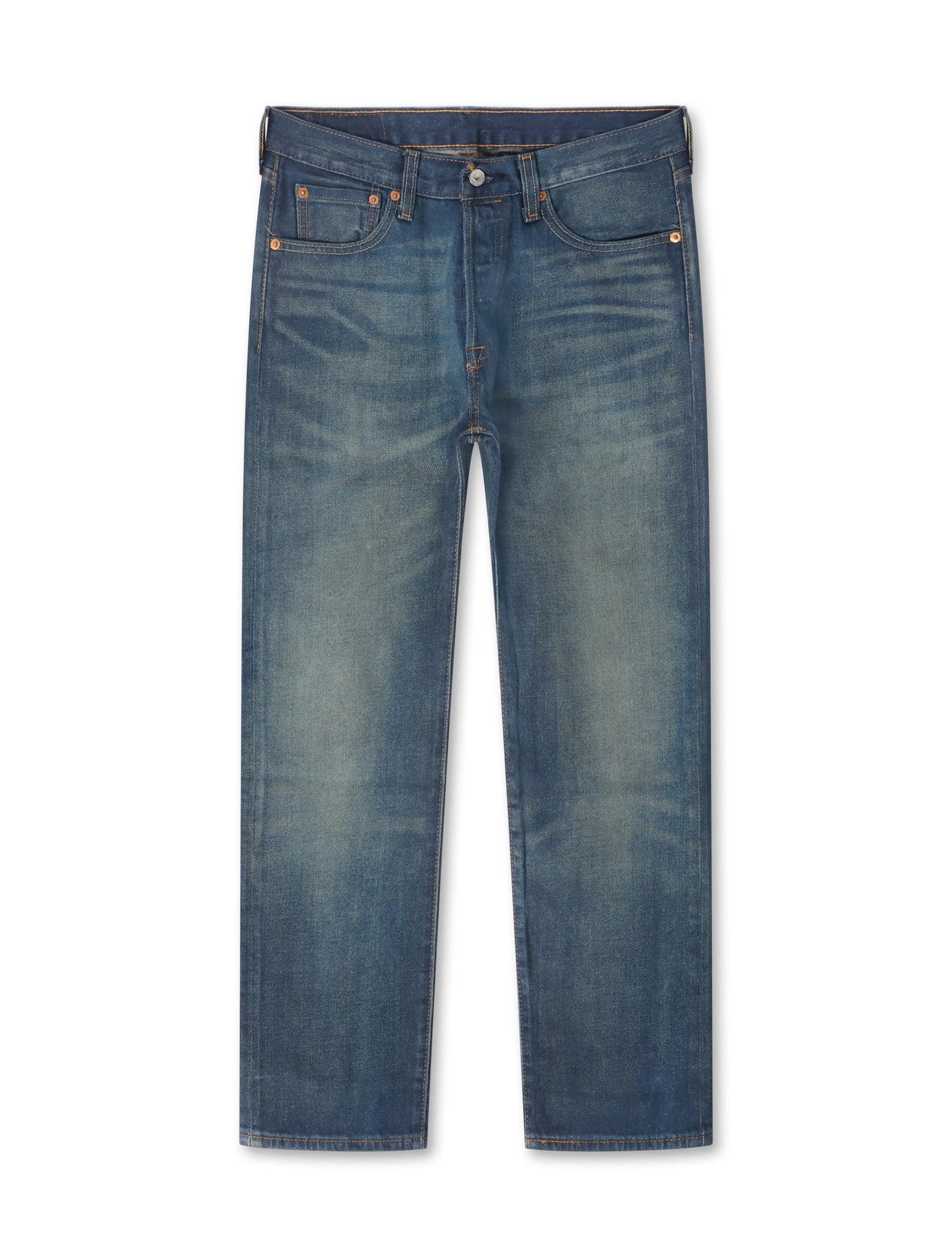 Levis 501™ Original Fit Straight Denim Jeans - Colombus by Denim Exchange