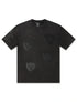 Pro Standard Raiders All-Over Logo Tee - Washed Black by Denim Exchange