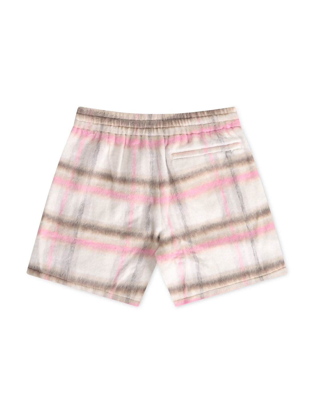 Sugarhill Tudor Mohair Shorts - Pink Plaid by Denim Exchange