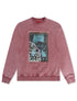 Vicious Denim Graphic Crewneck - Acid Burgundy by Denim Exchange