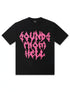 Lonely Hearts Club Sounds From Hell Premium Rhinestone T-Shirt - Black by Denim Exchange