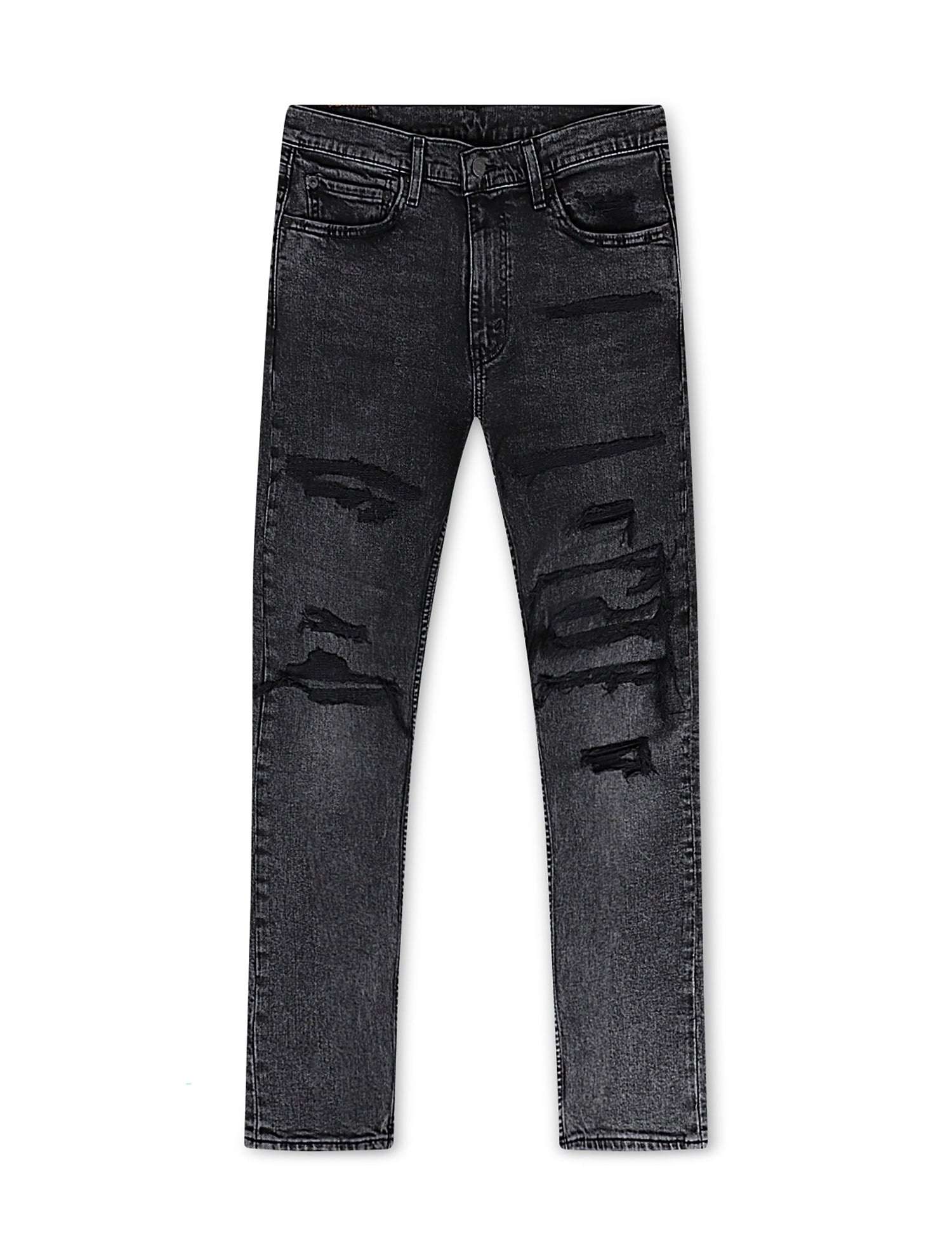 Levis 512™ Slim Taper Jeans - Washed Black by Denim Exchange