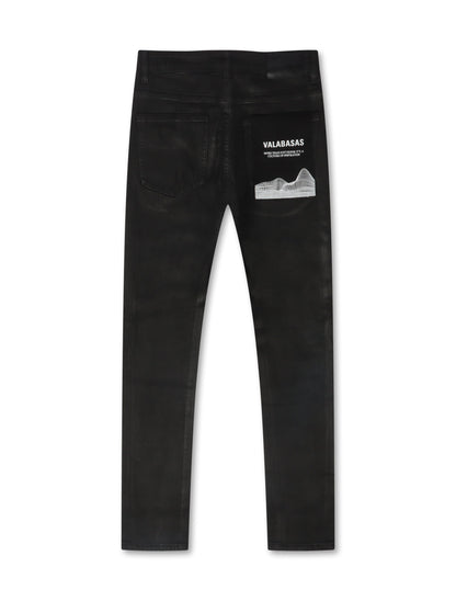 Valabasas Nitric Jean - Black Waxed by Denim Exchange