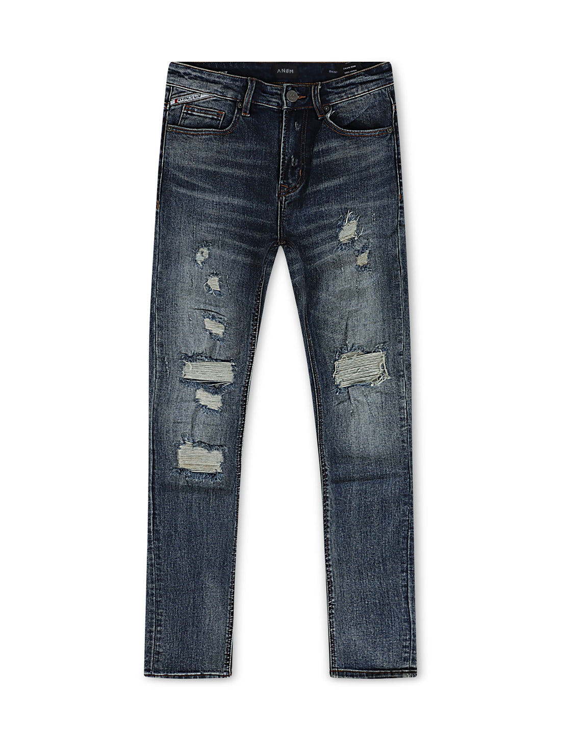 Anom Denim Mahdy Skinny Jean - Blue by Denim Exchange
