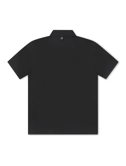 Malbon Fairway Polo - Black by Denim Exchange