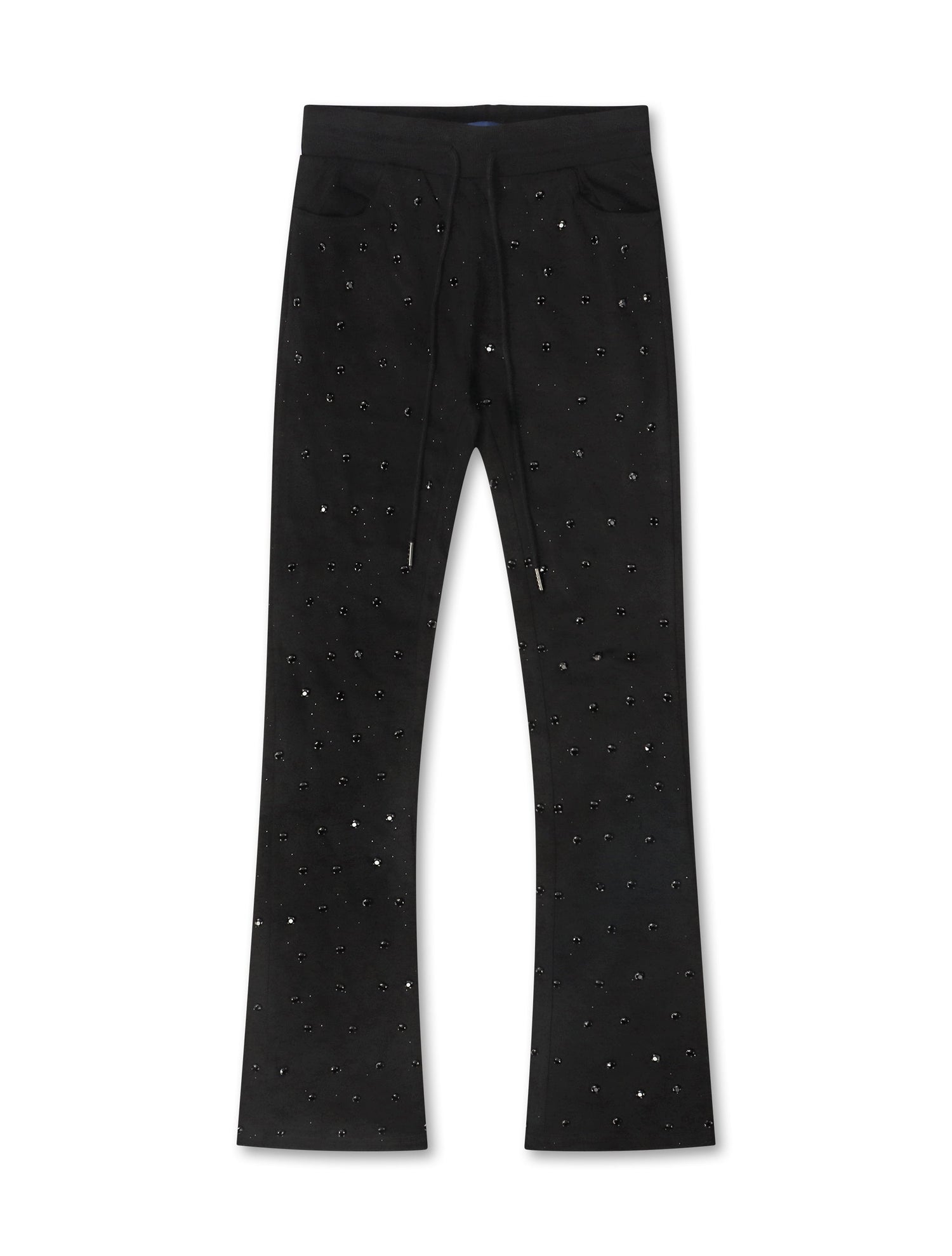 Rebel Denim Diamond Sweatpants - Jet Black by Denim Exchange