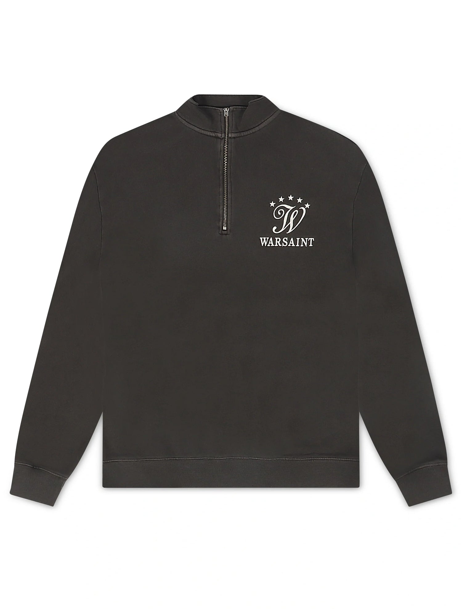 Warsaint Quarter Zip - Washed Black by Denim Exchange