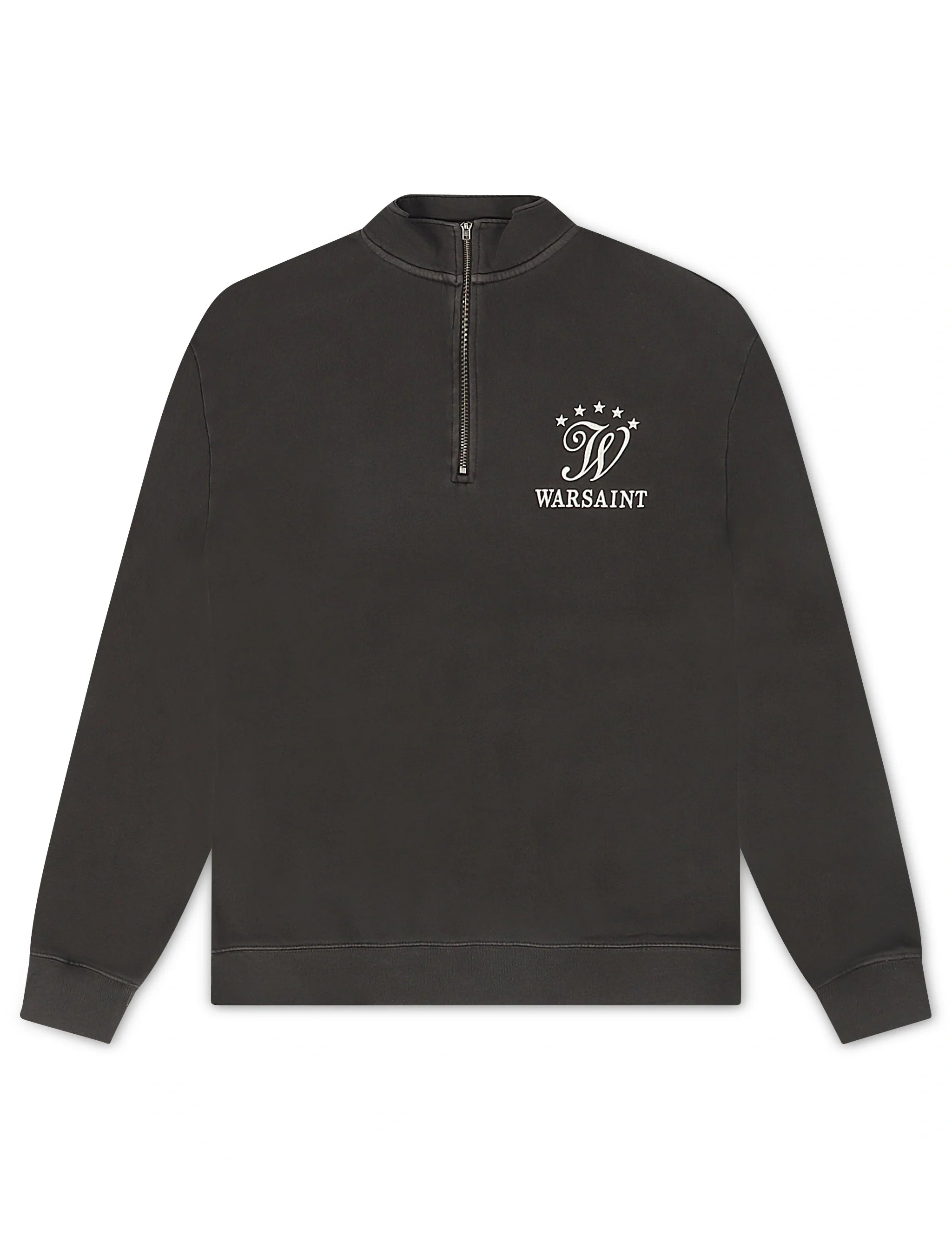 Warsaint Quarter Zip - Washed Black by Denim Exchange