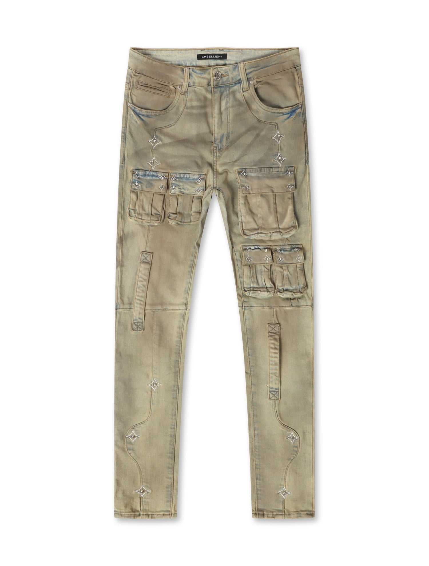 Embellish Canus Cargo Denim - Sand Wash by Denim Exchange