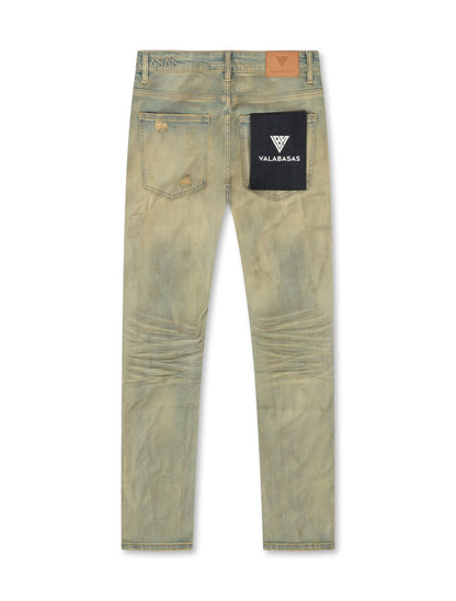 Valabasas Repair Skinny Jean - Vintage Wash by Denim Exchange
