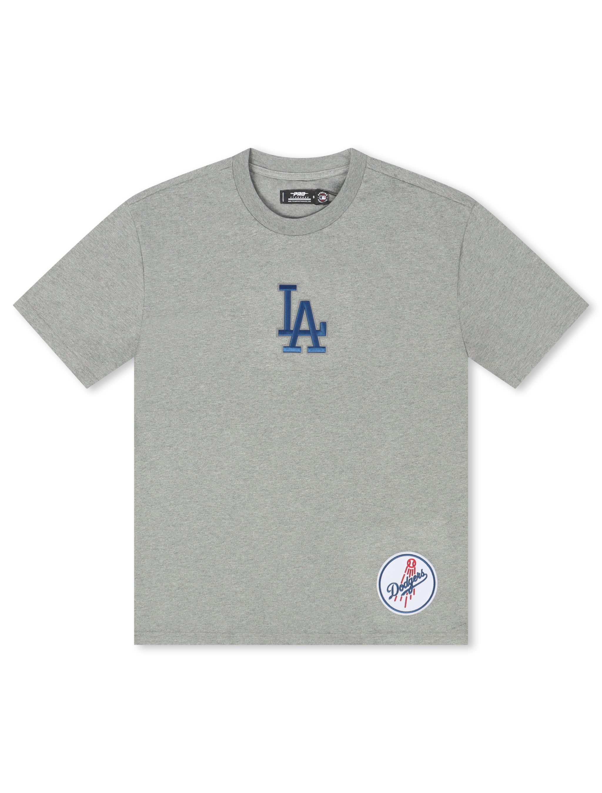 Pro Standard La Dodgers Wingspan Drop Shoulder Tee - Dark Heather Grey by Denim Exchange