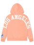 Pro Standard La Dodgers Wingspan Drop Shoulder Hoodie - Guava by Denim Exchange