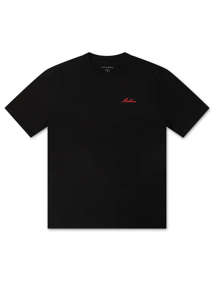 Malbon Bermuda Members Tee - Black by Denim Exchange