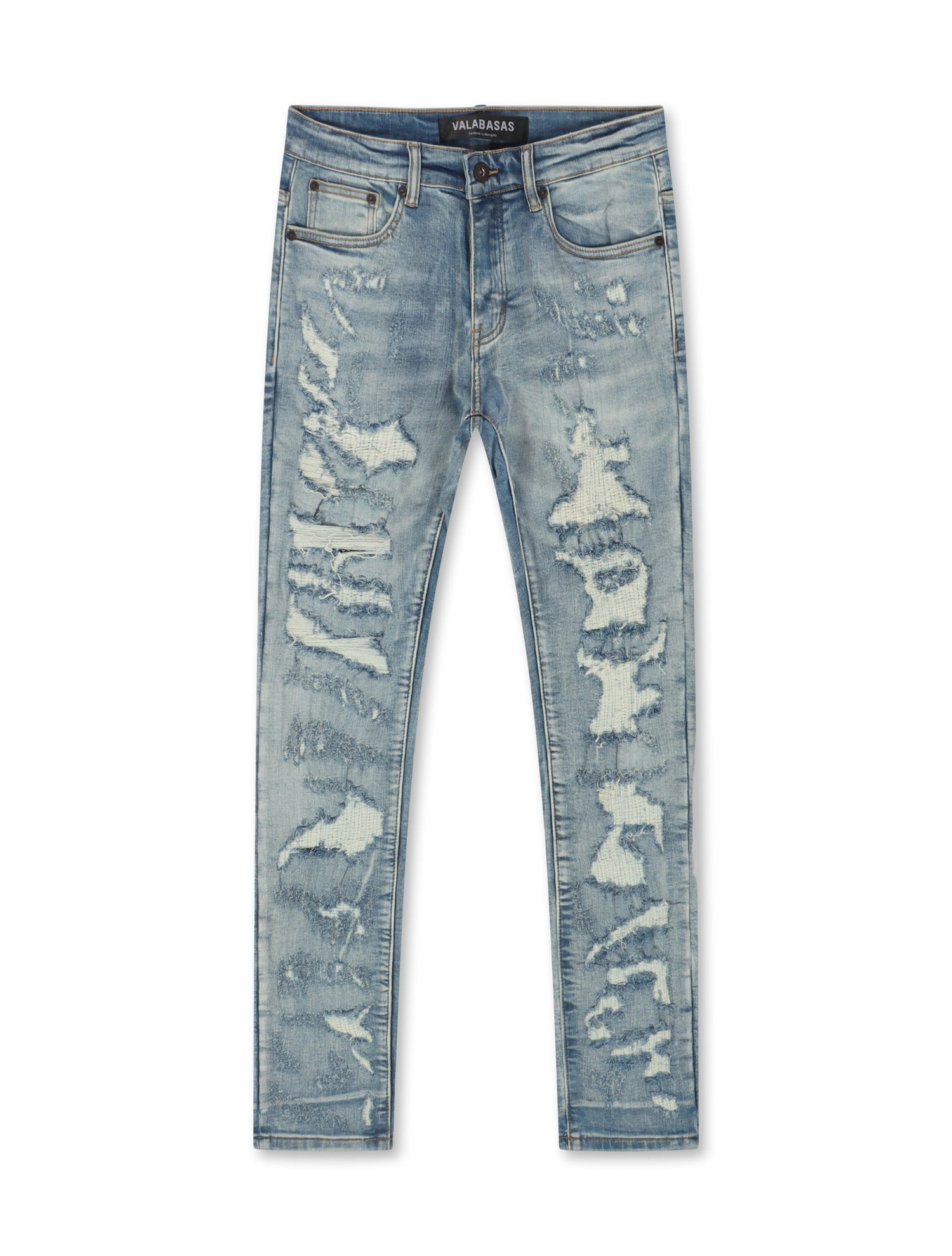 Valabasas Payload Skinny Jean - Light Blue Wash by Denim Exchange