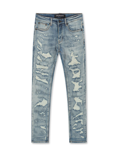 Valabasas Payload Skinny Jean - Light Blue Wash by Denim Exchange