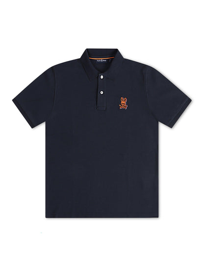 Psycho Bunny Sanderson Pique Polo - Navy by Denim Exchange