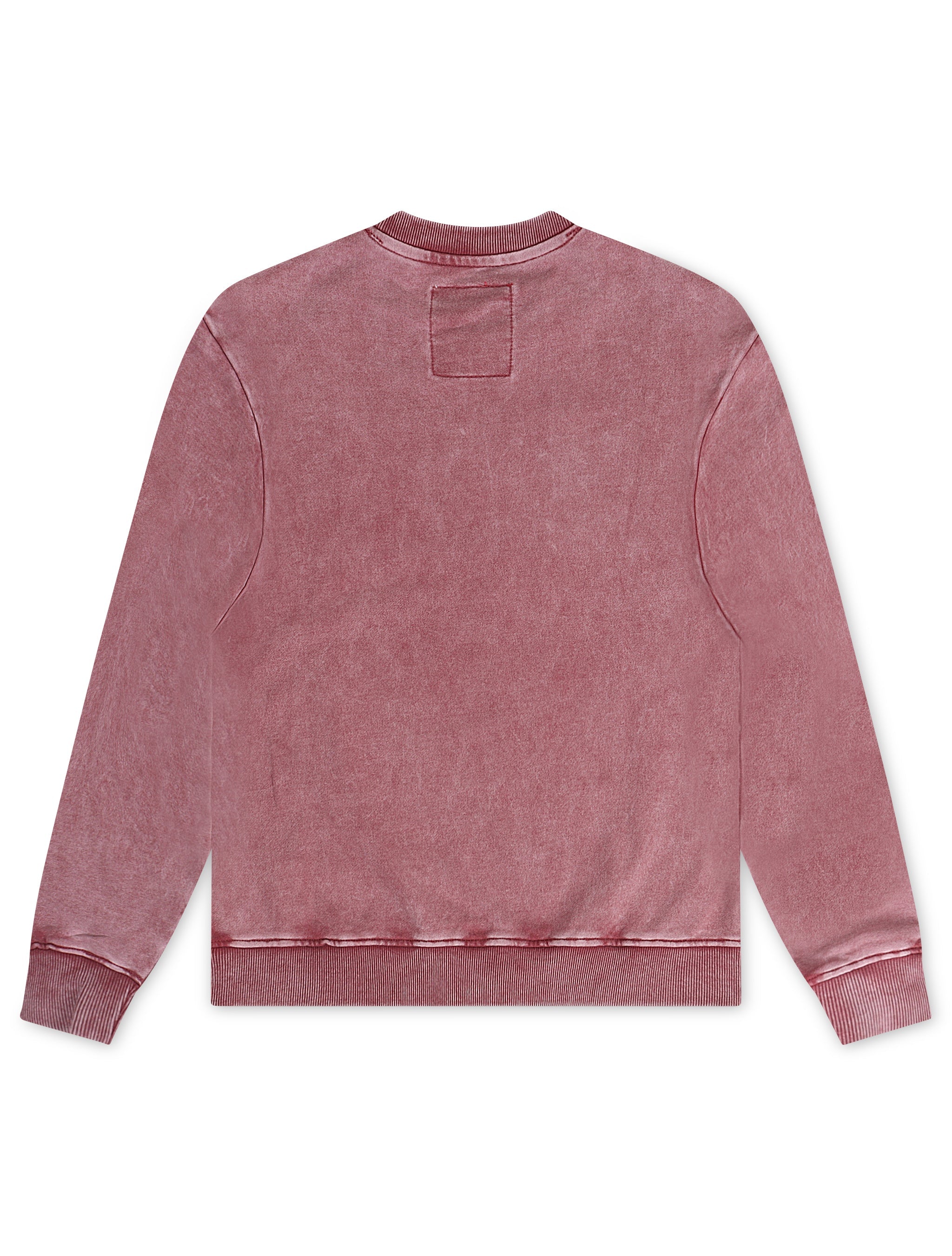 Vicious Denim Graphic Crewneck - Acid Burgundy by Denim Exchange