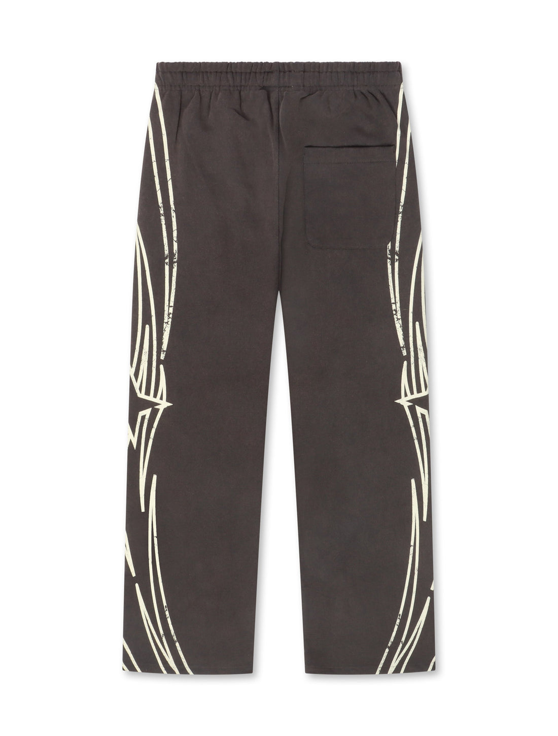 BLDG4 Star Wide Leg Pant - Charcoal Art by Denim Exchange