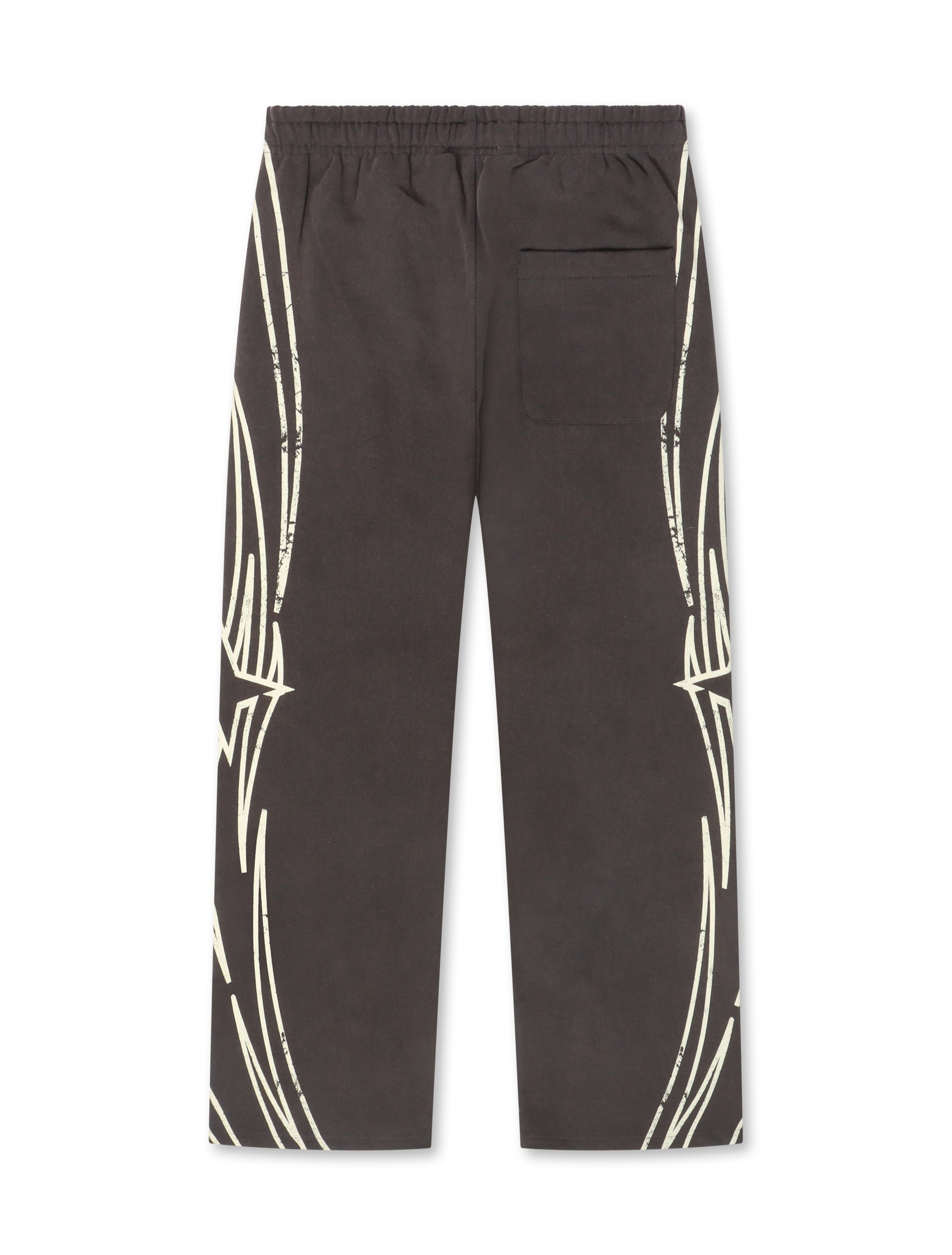 BLDG4 Star Wide Leg Pant - Charcoal Art by Denim Exchange