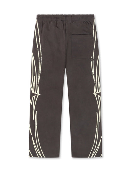 BLDG4 Star Wide Leg Pant - Charcoal Art by Denim Exchange