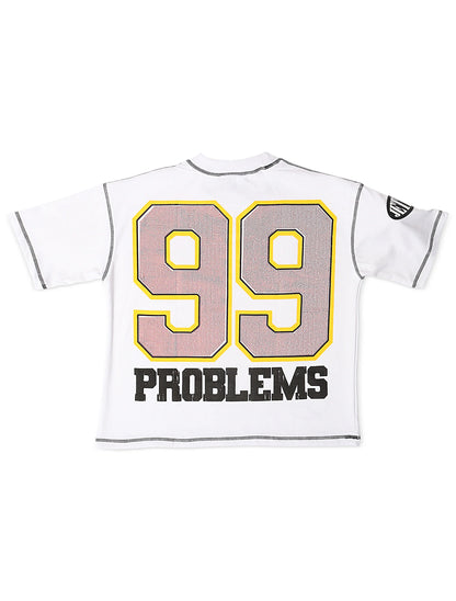 JetLyfe 99 Problems Tee - White by Denim Exchange