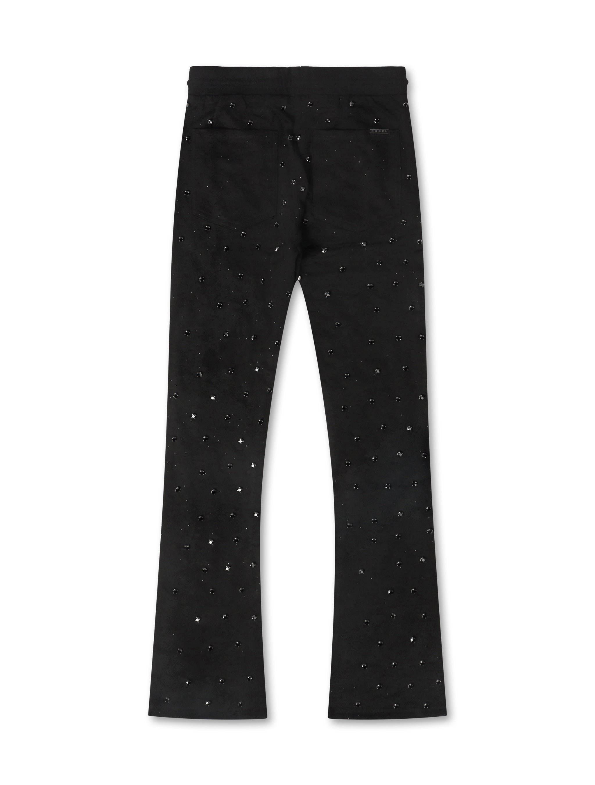 Rebel Denim Diamond Sweatpants - Jet Black by Denim Exchange