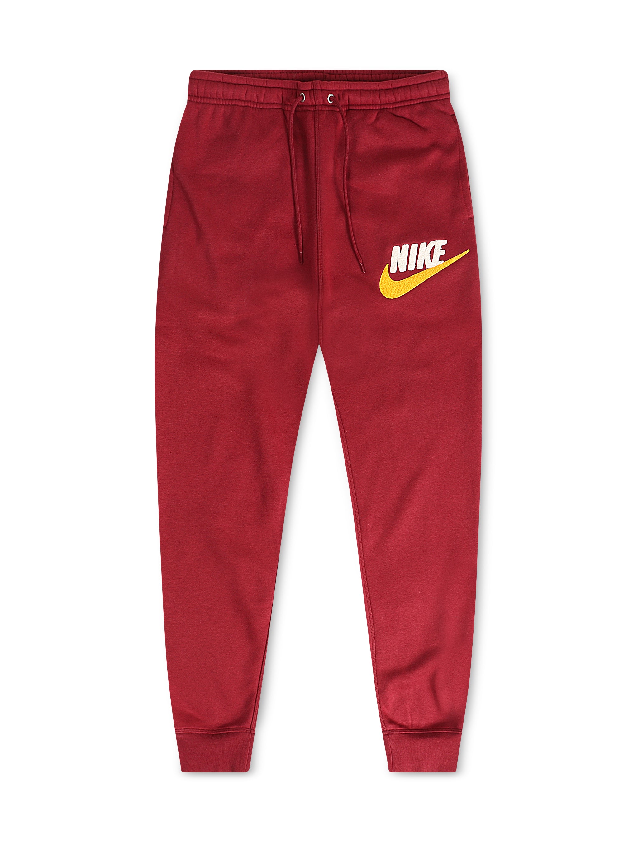 Nike Mens Club Fleece Joggers - Team Red by Denim Exchange