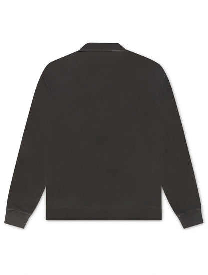 Warsaint Quarter Zip - Washed Black by Denim Exchange