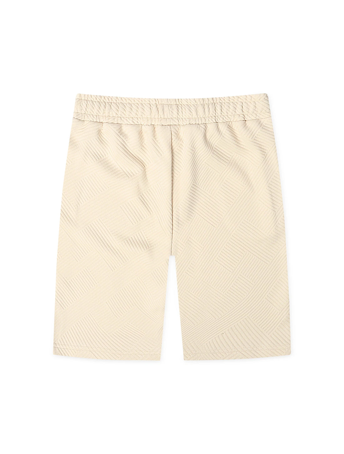 Denim Exchange Knit Shorts - Ivory by Denim Exchange