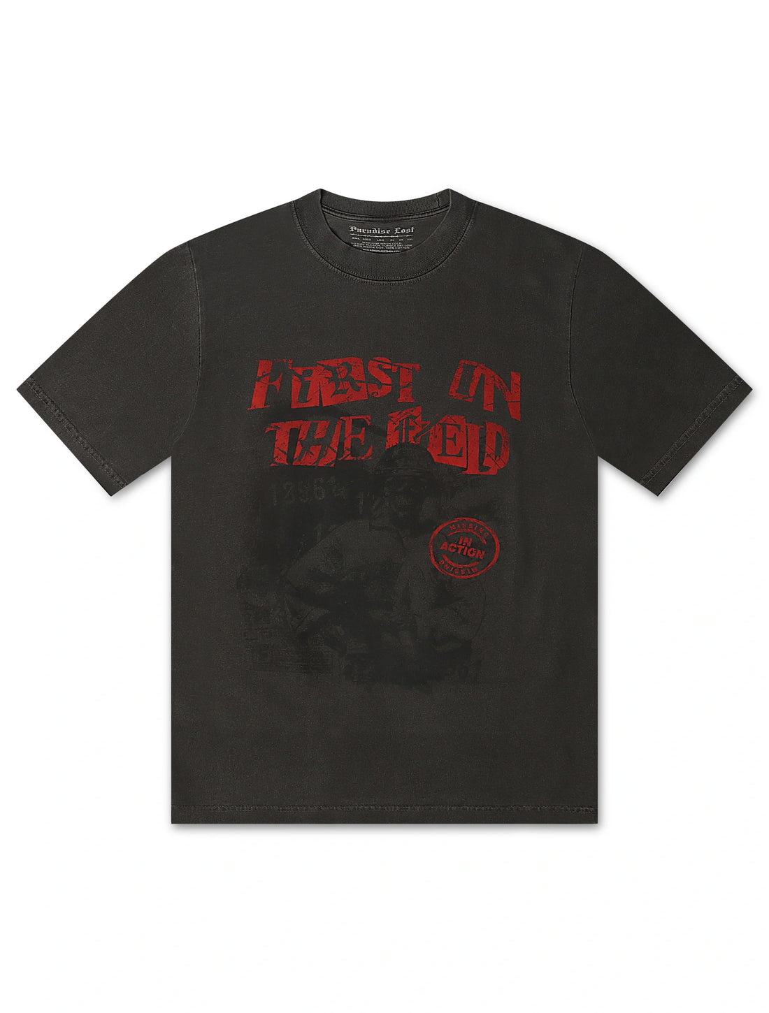 Paradise Lost First on The Field Tee - Vintage Grey by Denim Exchange