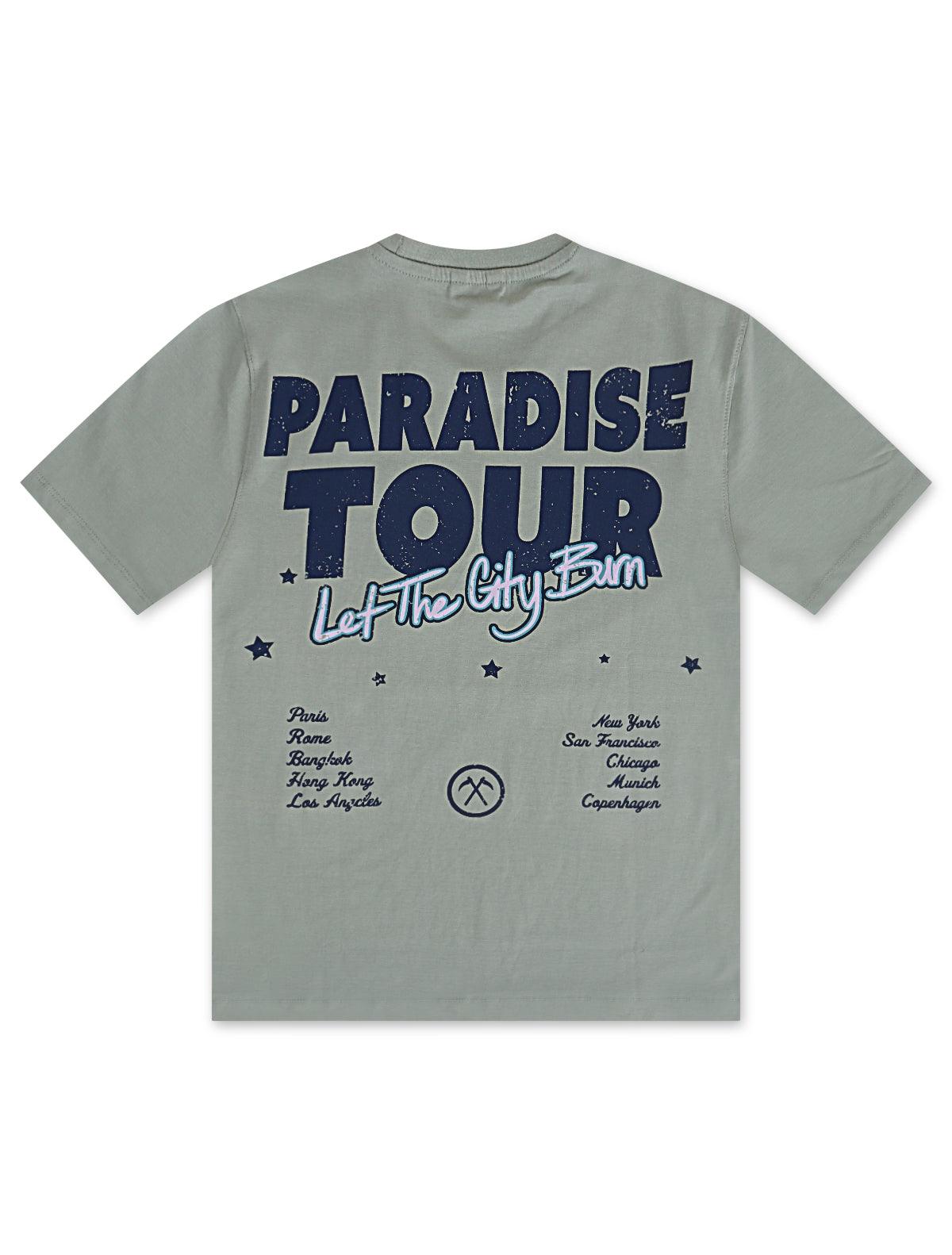 Jordan Craig Paradise Tour Tee - Light Sage by Denim Exchange