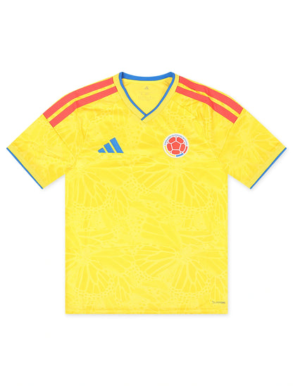 Adidas Colombia 26 Home Jersey - Impact Yellow by Denim Exchange