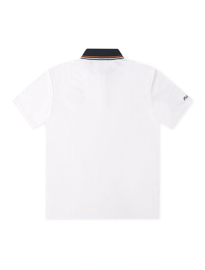 Malbon Fairway Oakwood Polo - White by Denim Exchange