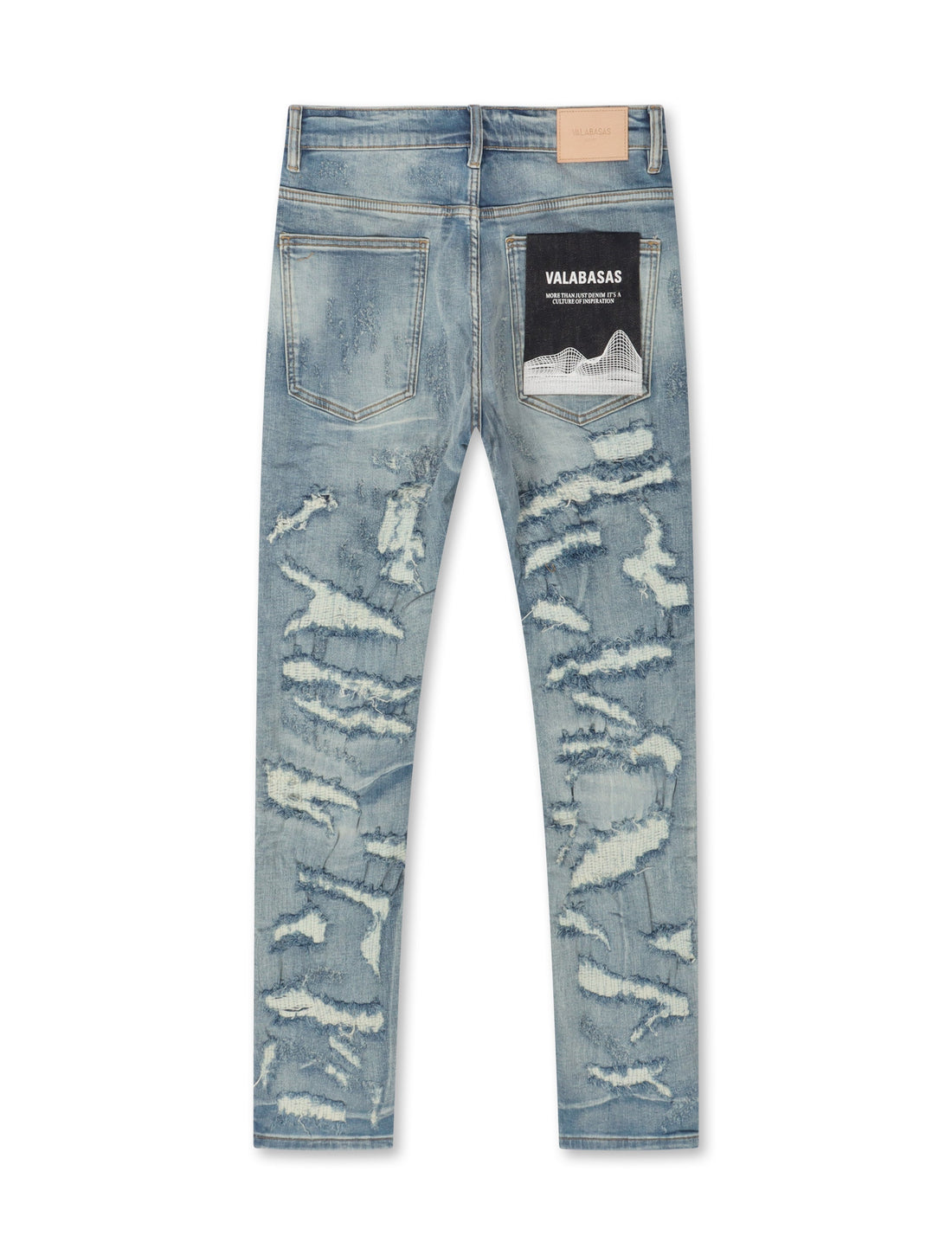 Valabasas Payload Skinny Jean - Light Blue Wash by Denim Exchange