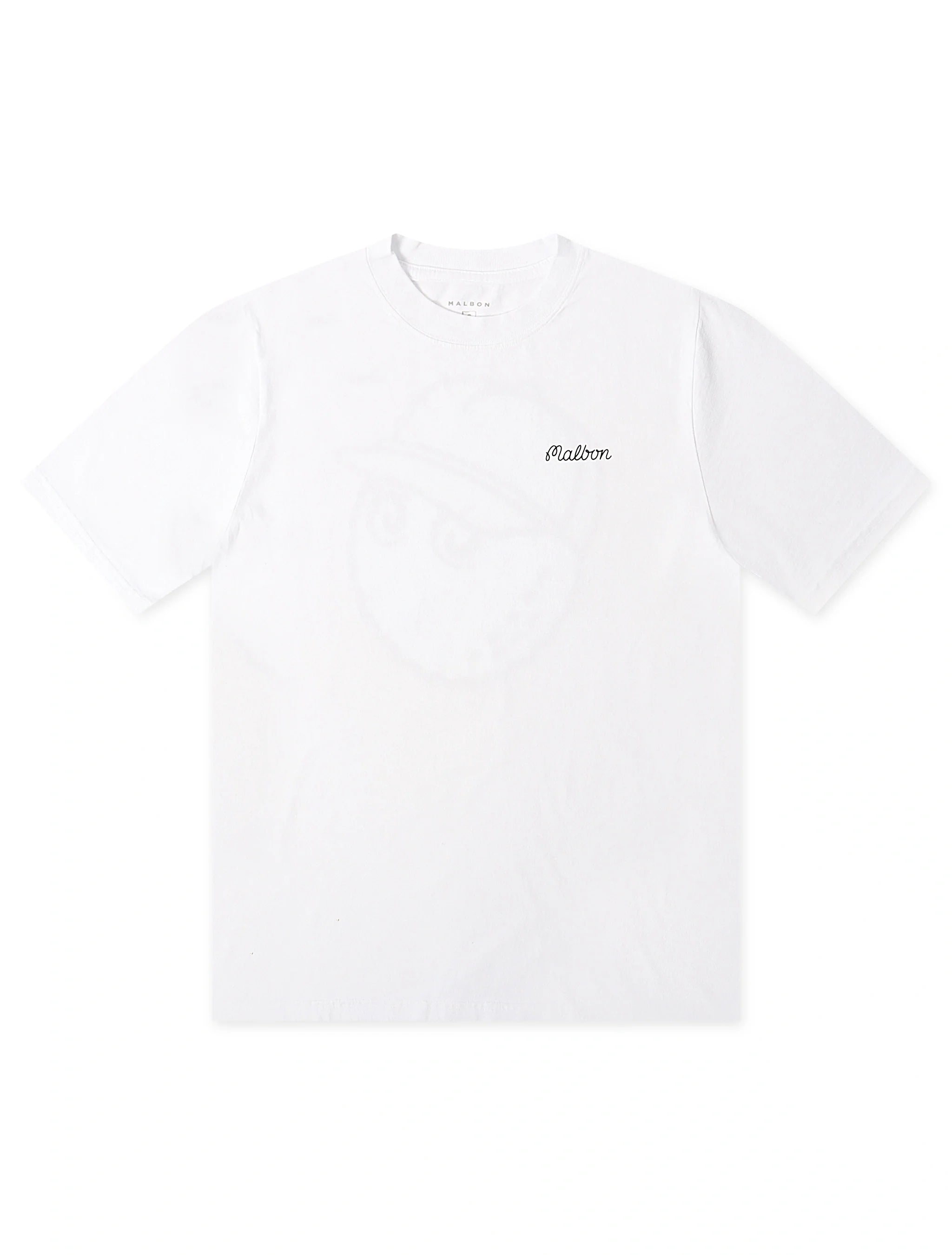 Malbon Bermuda Baldwin Tee - White by Denim Exchange