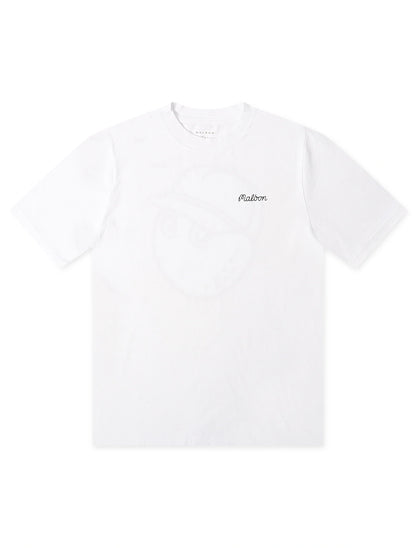 Malbon Bermuda Baldwin Tee - White by Denim Exchange