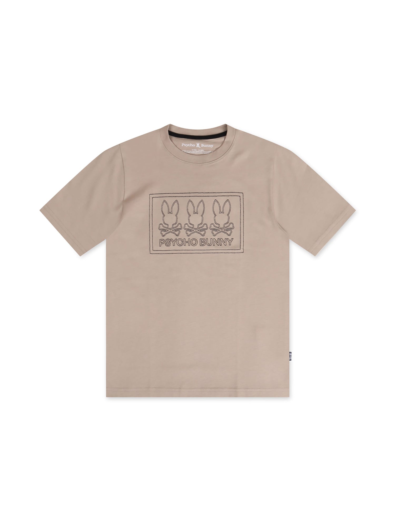 Psycho Bunny Kids Tacoma Graphic Tee - Stone by Denim Exchange