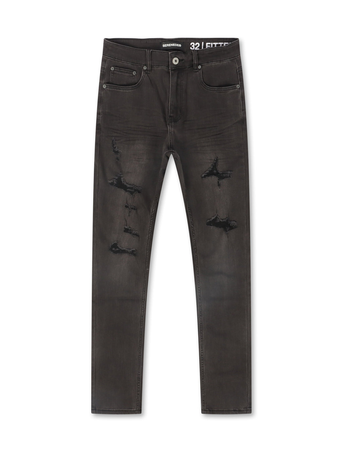 Serenede Shadow 33 Skinny Jeans - Coal by Denim Exchange