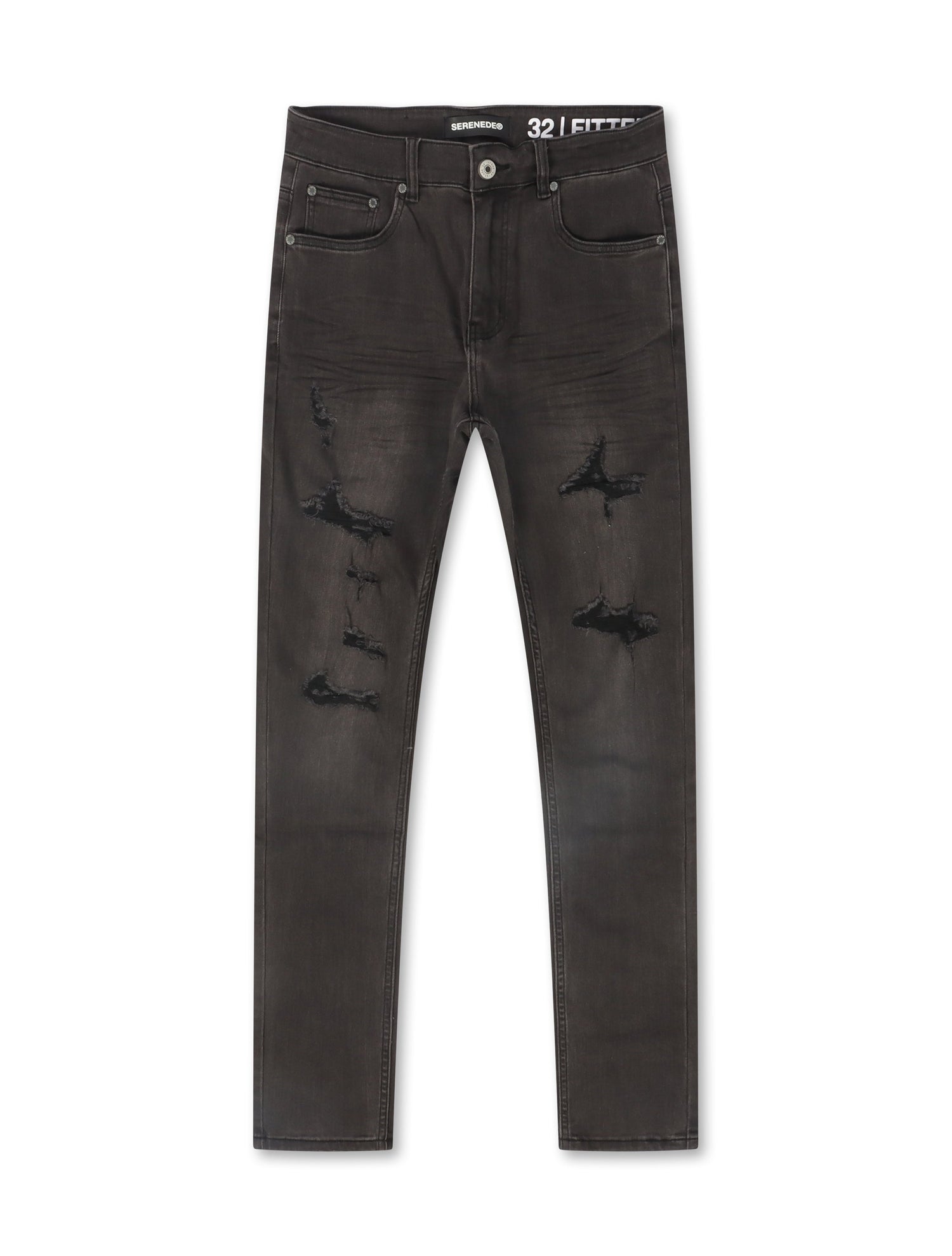 Serenede Shadow 33 Skinny Jeans - Coal by Denim Exchange