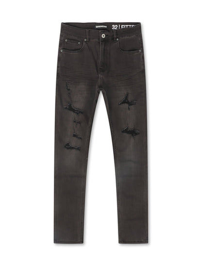 Serenede Shadow 33 Skinny Jeans - Coal by Denim Exchange