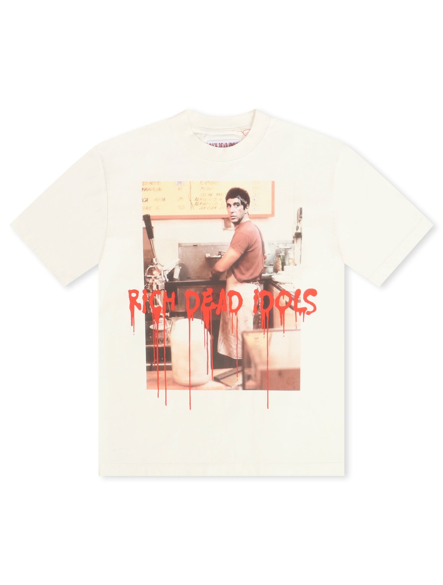 Rich Dead Idols Money Tee - White by Denim Exchange
