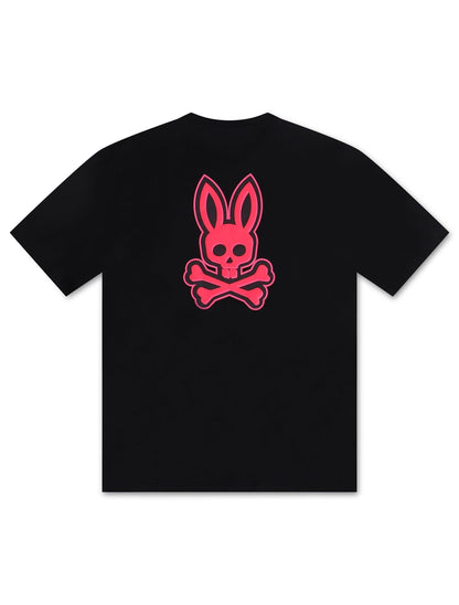Psycho Bunny Sloan Back Graphic Tee - Black by Denim Exchange