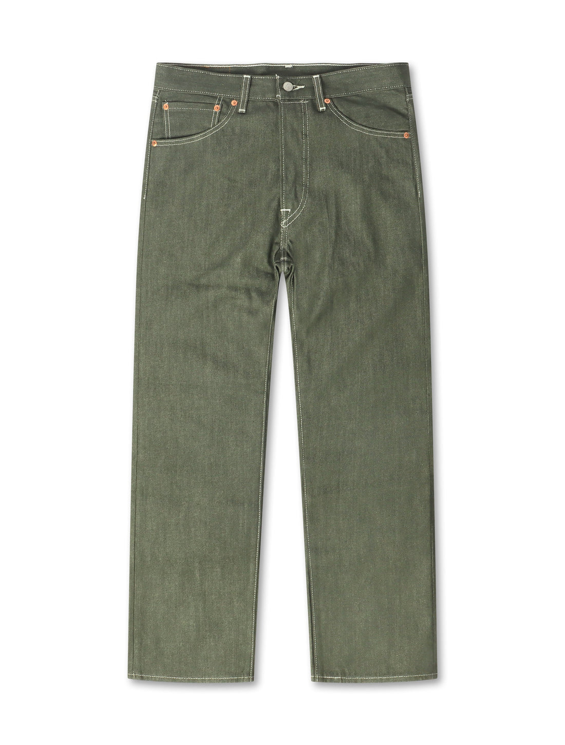 Levis 501™ Original Shrink To Fit Jeans - Green Rigid by Denim Exchange
