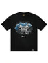 Hasta Muerte Twin Skull Tee - Black by Denim Exchange