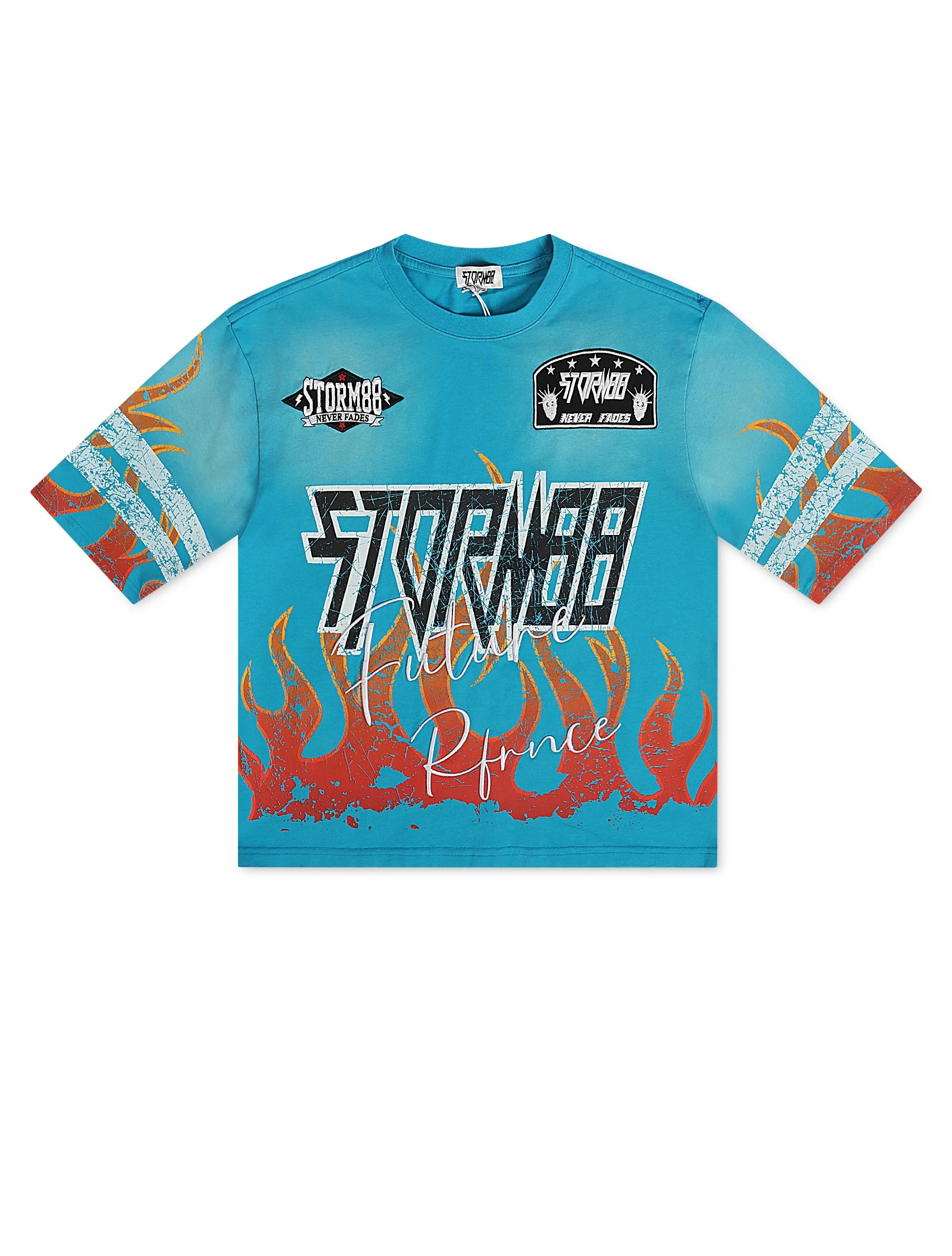 Kleep Senka Single Knit Tee - Aqua by Denim Exchange