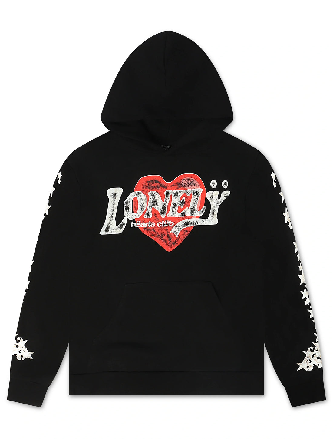 Lonely Hearts Love Me Forever Hoodie - Black by Denim Exchange