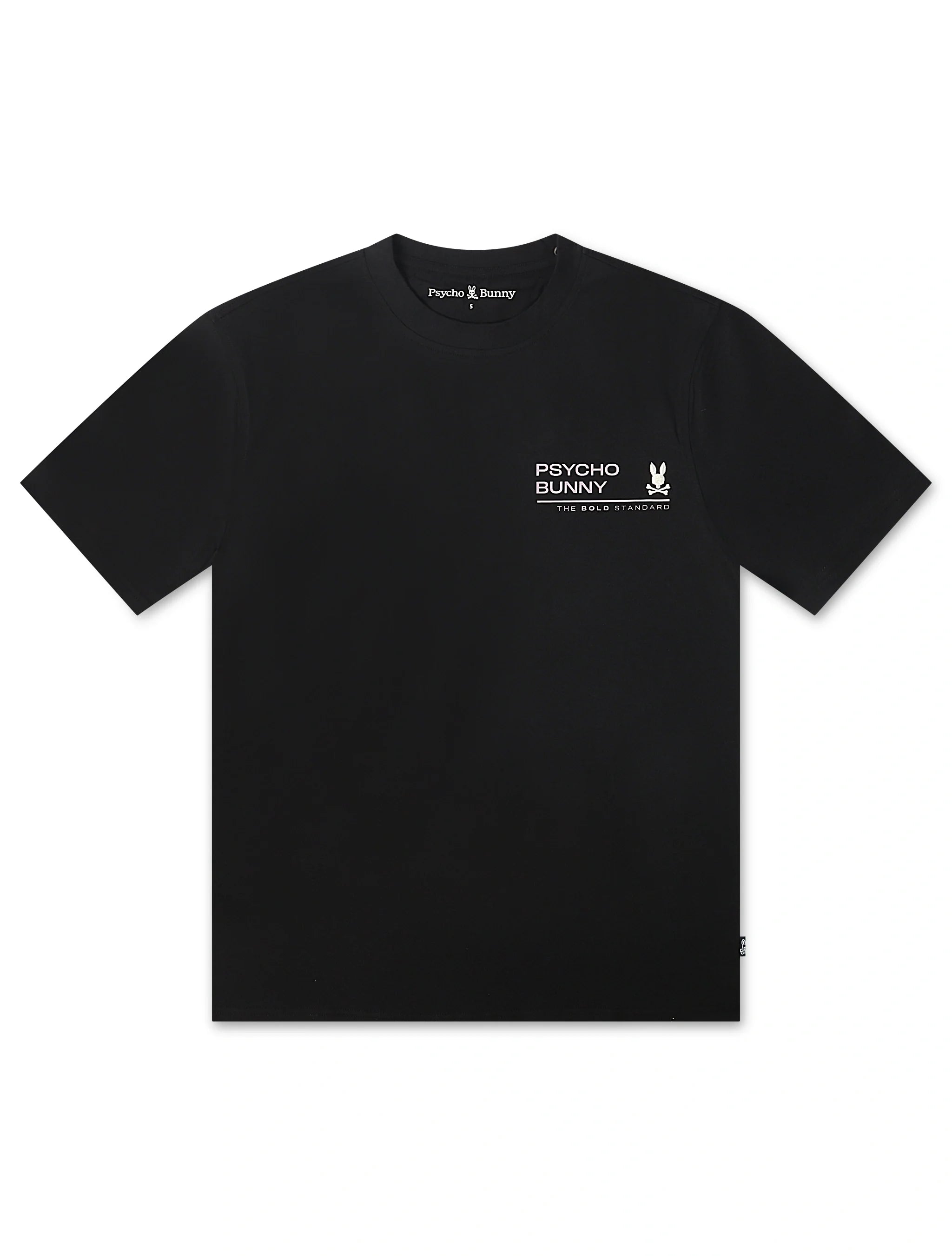 Psycho Bunny Enzo Back Graphic Tee - Black by Denim Exchange